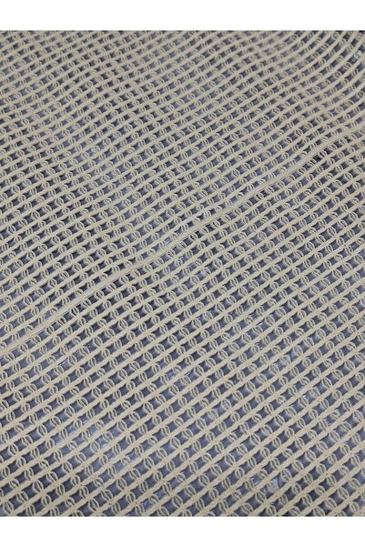 Başak Ev Tekstili Cream Color Pvc Cube Lace Runner - Shelf and Cabinet Cover