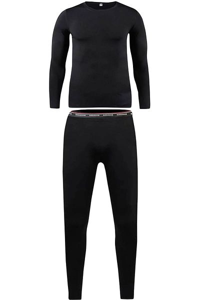 marufshop Мъжки термо бельо Redzone Bottom Top, голям размер, подходящ за 115 - 175 килограма