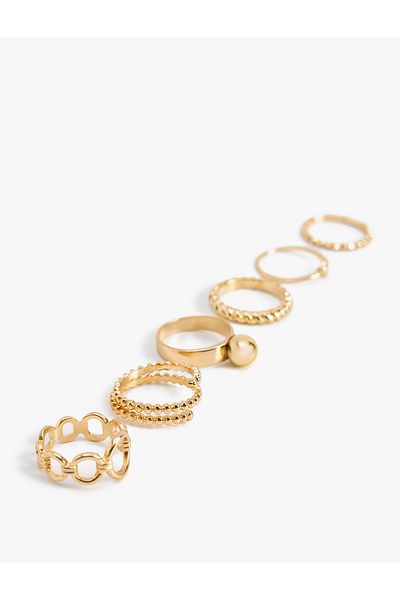 Koton 6-Piece Twist Ring Set