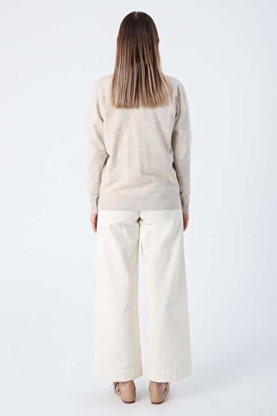 ALLDAY Stone V-Neck Knitwear Sweater