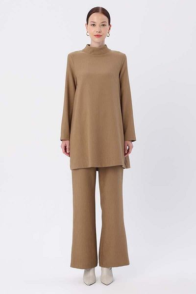 ALLDAY Σετ παντελόνι Mink-Turtleneck Lycra