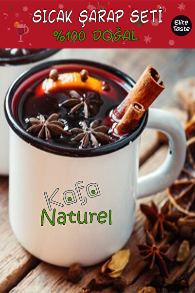 kafa naturel Sıcak Şarap Seti 50 Gr Lite Edition Mulled Wine Set - Glögg- Yılbaşı Seti