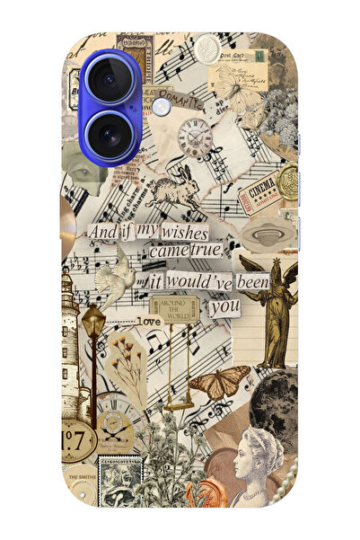 moonset Iphone 16 Uyumlu Wishes Came True Tasarımlı Baskılı Şeffaf Telefon Kı...