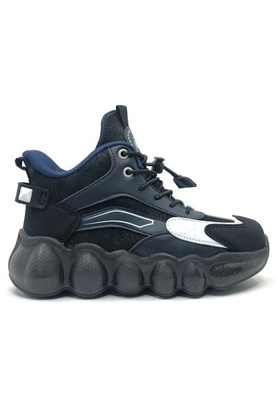 KCMN Cool Edi Air Bosst - Orthopedic Unisex Παιδικές Μπότες ΣΚΟΥΡΟ ΜΠΛΕ