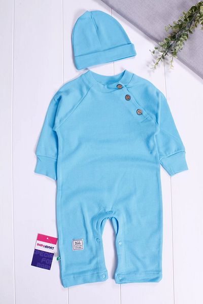 melonika Unisex Baby Rompers - Sleeves and Button Detail