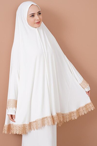 sasaca Εποχιακό διπλό γυναικείο φόρεμα προσευχής με κεντημένο μουσουλμανικό φόρεμα, αδιάβροχο ρούχο προσευχής;