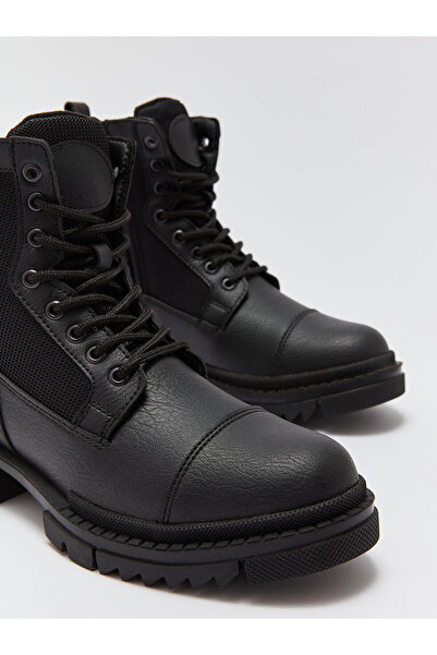 LC Waikiki LCWK Bağcık ve Fermuarlı Deri Görünümlü Erkek Bot