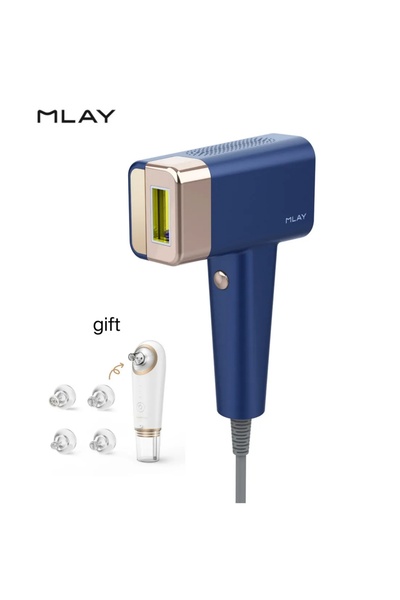 Genel Markalar -T16 (HR+SR+AC) Yakut Mavi Renk Ev Tipi Lazer Epilasyon Cihazı...