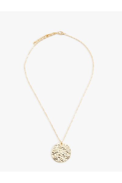 Koton Charm Detailed Geometric Textured Necklace