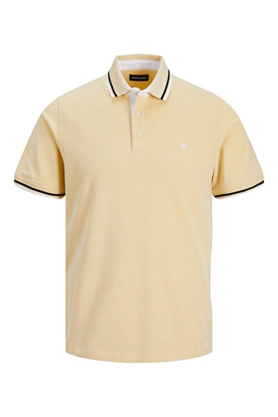 Jack & Jones Shirt Unifarbenes Kurzarm-T-Shirt PAULOS mit Polokragen und Knop...