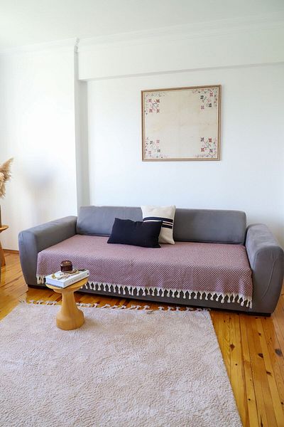 Koza Mix towel Star Burgundy Seating Seat, Sofa Bed, Couch Cover/ Shawl 115X200 cm