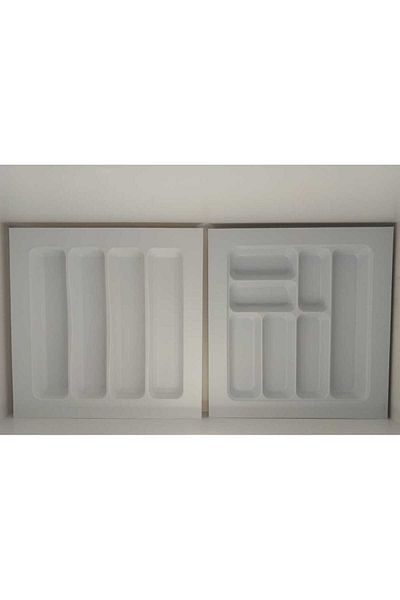 almital mobilya aksesuarları furniture accessories 44x49 εκ. Σετ λευκής μαχαιροπήρουνας και κουταλιού 2 τεμαχίων (ΜΠΟΡΕΙ ΝΑ ΚΟΠΕΙ έως 40Χ41 ΕΚΑΤΟΜΜΥΡΙΑ)