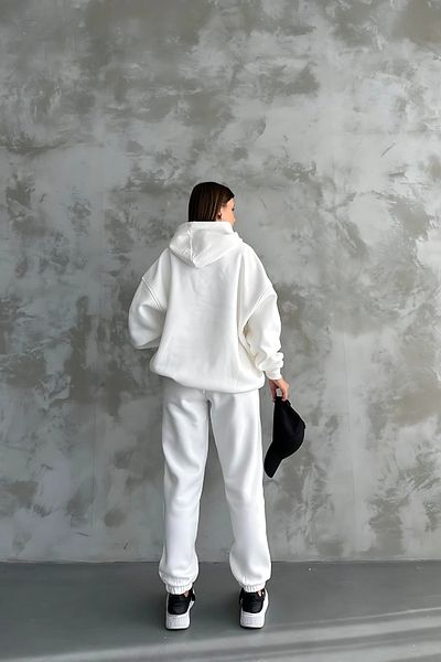 BayBayan Ανδρικό Basic Oversize Σετ φόρμας με 3 κλωστές