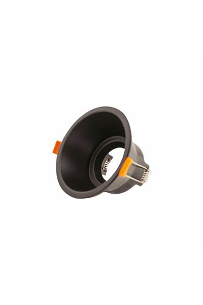 ACK Terra Black Round Aluminum Spot Blank Luminaire