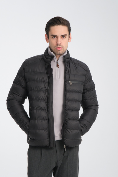Frappoli Ανδρικό πουπουλένιο παλτό - Τσέπη με φερμουάρ