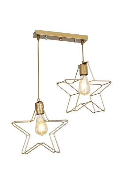 Taşcan Aydınlatma Valensiya Yıldız 2 Li Eskitme Kutulu Avize