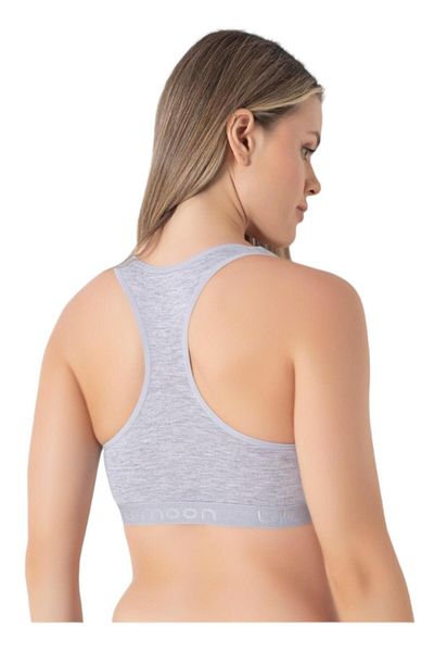 Miss Blue Moon Γυναικείο Μονό Basic Cotton Pad Athlete Rambo Bustier 7777