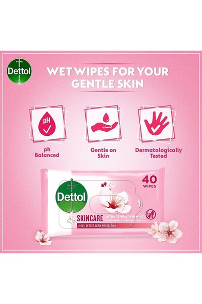 Dettol Skincare Wipes 40S