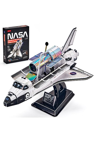 Cubic Fun 3D Puzzle Nasa Discovery 126 Pieces