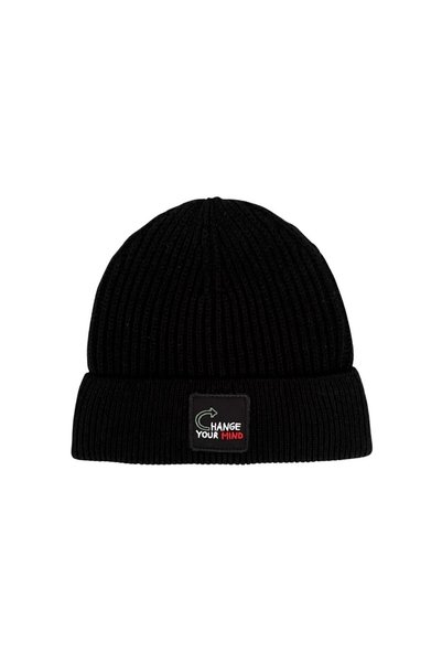 Tsc House Unisex 22Wcbe481U Change Your Mind Embroidered Beanie, Black, One Size