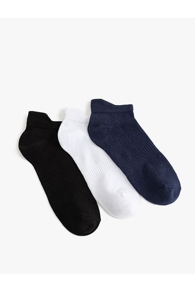 Koton Set de 3 șosete ghete - amestec de bumbac multicolor