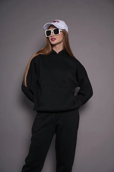 BayBayan Γυναικείο Σετ φαρδιά φόρμα Jogger Hooded Casual Chic