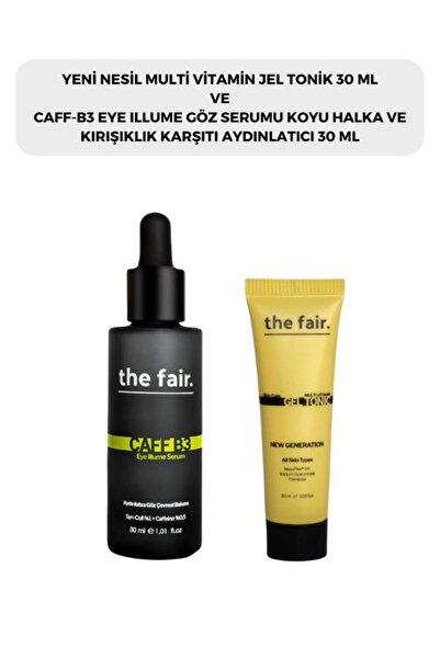 the fair. the fair. Multi Vitamin Jel Tonik 30 ml ve Aydınlatıcı Göz Çevresi ...