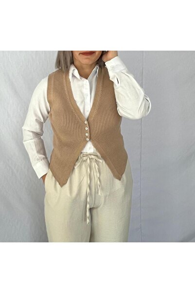 Volumex Beige Women's Vest - M-169