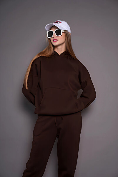 BayBayan Γυναικείο Σετ φαρδιά φόρμα Jogger Hooded Casual Chic