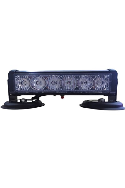 Space Tepe Çkr lamba mıknatıslı vantuzlu 21 fonksiyonlu 15,5cm 6 ledli kırmız...