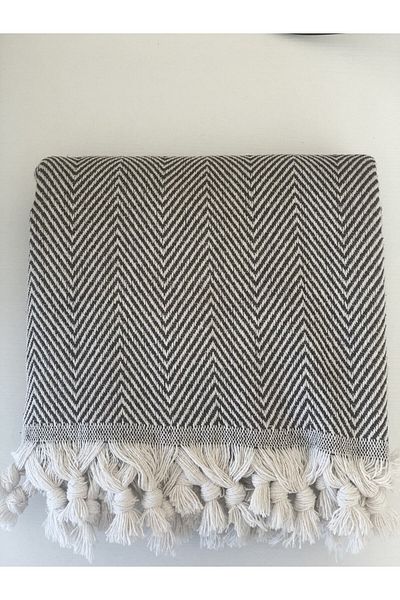 Koza Mix towel Покривало за диван Кафяв 180x210 Cm Покривало за диван