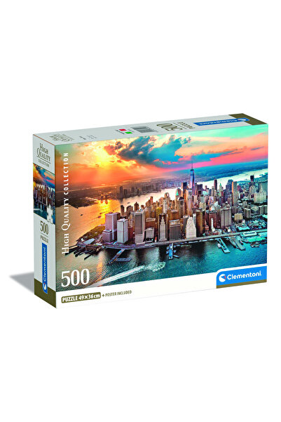 CLEMENTONI Puzzle HQC New York+Poster 500 Parça
