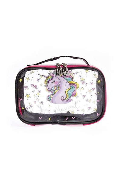 VUKİ Rectangular Shaped Patterned Lunch-Makeup Bag