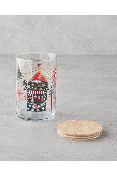 English Home Winter Spirit Glass Jar 1050 ml Transparent