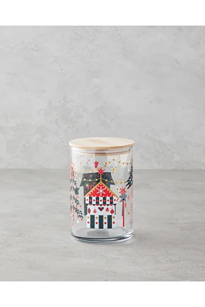 English Home Winter Spirit Glass Jar 1050 ml Transparent