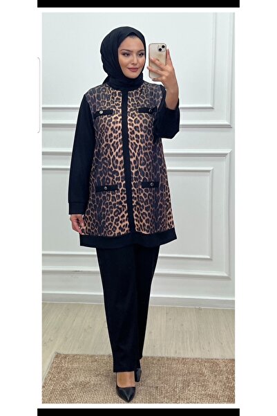 Elele kadın tesettür  pantolonlu takım