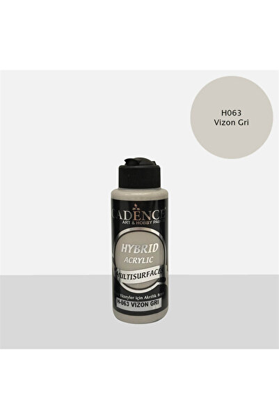Cadence H 063 VİZON GRİ  HİBRİD AKRİLİK HOBİ BOYASI 120 ML