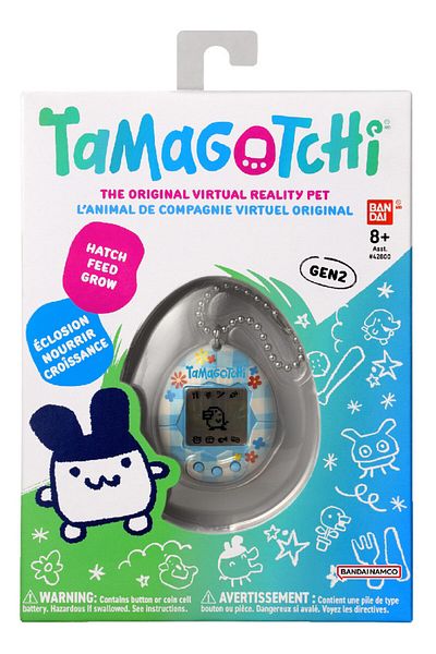 Tamagotchi زهرة جينجهام الأصلية تعمل بالبطارية