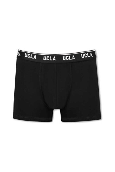 UCLA Ανδρικά μπόξερ IRVINE 2-pack με μαύρη ζώνη μέσης Jacquard Standard Fit