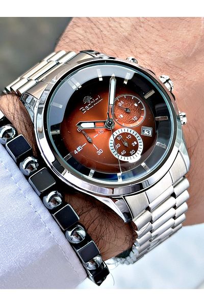 Bentini Men's Watch with Special Design Glass Function