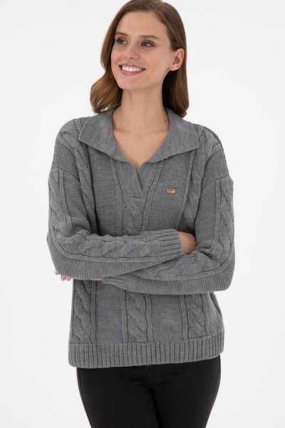 U.S. Polo Assn. Pulover de damă cu gât polo