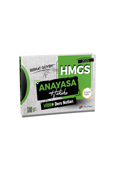 Dizgi Kitap 2025 Hmgs Anayasa Hukuku Video Ders Notları Serhat Güven