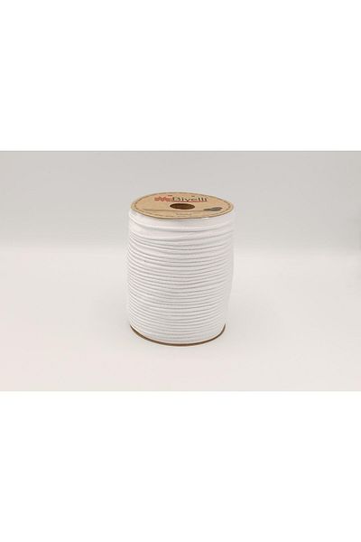 Biyelli Λευκό Κοτόνιο Κορδόνι Πιέτα 13mm