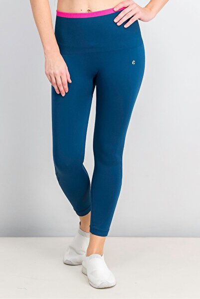 Tchibo بنطال رياضي مناسب للتدريب للنساء، لون أزرق مخضر