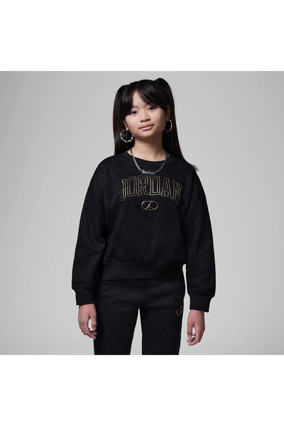 Nike Бебешки син суитшърт за момичета Jordan 1st - 45d528-023