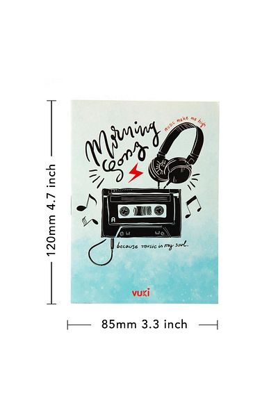 VUKİ Bloc de note mic (retro)