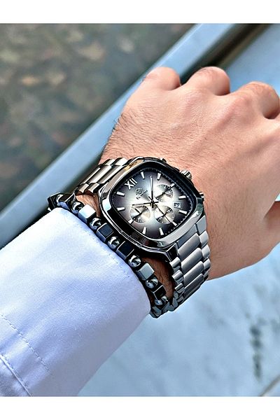 Bentini Bentini Square Case Function Men's Watch