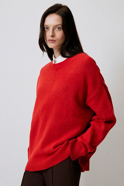 Touché Privé Solid Color Oversize Pullover