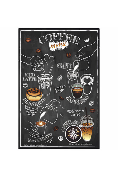 Hayat Poster meniu cafea cafenea restaurant acasă bucătărie decor masă poster...