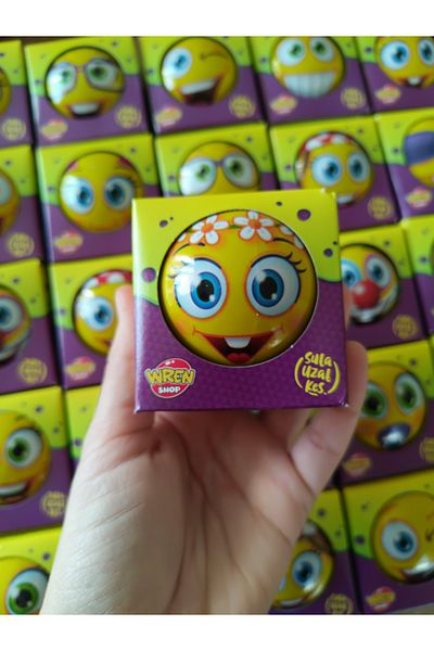 Çimoji Grass Man 60 Pieces Separate Boxed Birthday Kindergarten Event
